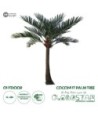 GloboStar® Artificial Garden COCONUT PALM TREE 20442 Τεχνητό Διακοσμητικό Φοινικόδεντρο Κοκοφοίνικας Εξωτερικού Χώρου IP68 UV Certified Protection Υ400cm